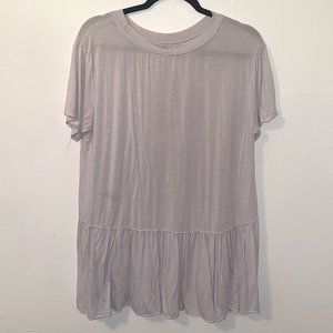 UMGEE Periwinkle Blue Polyester Blouse, Large